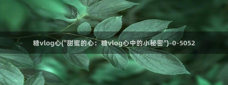 糖心vlog未满十八下